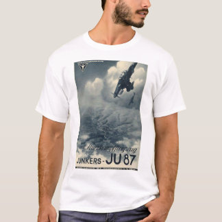 Camiseta del poster de los Junkers Ju-87 Stuka