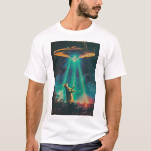 Camiseta del Poster de secuestro de OVNI alienígen