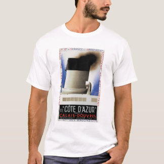 Camiseta del poster del transbordador del canal de