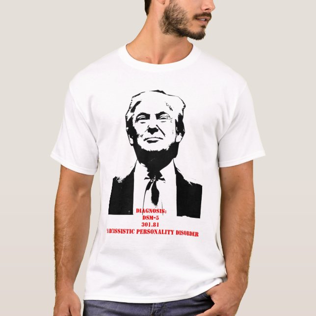 Camiseta del presidente Trump con su diagnóstico (Anverso)