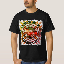 Camiseta del primer bombero de seguridad