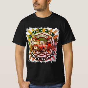 Camiseta del primer bombero de seguridad