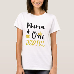 Camiseta del primer cumpleaños divertida de Mama d