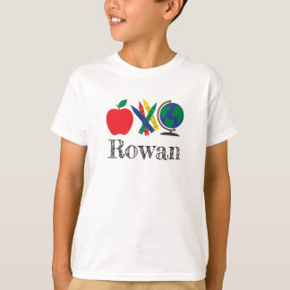 Camiseta del primer día de escuela con el nombre d