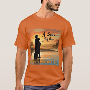 Camiseta Del Primer HÉROE Personalizado Del Día De