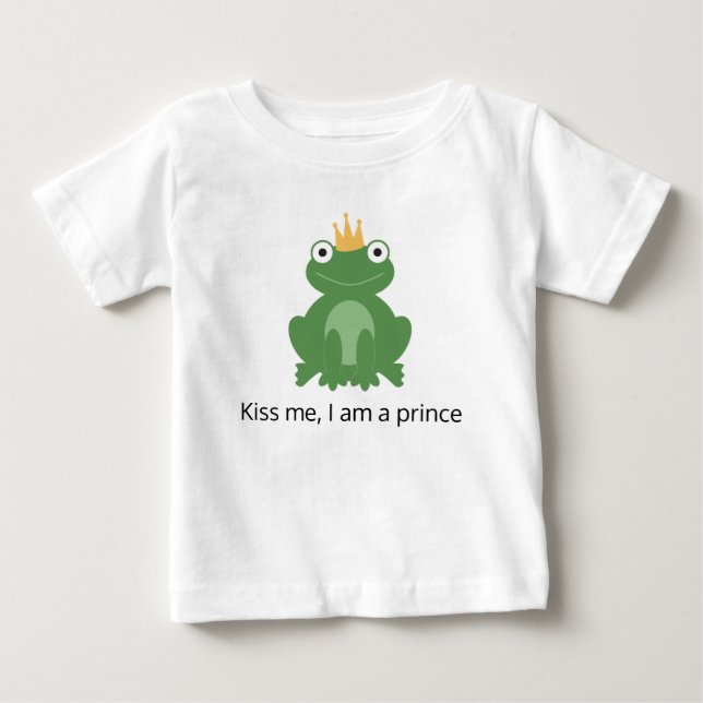Camiseta del príncipe de la rana para niño pequeño (Anverso)