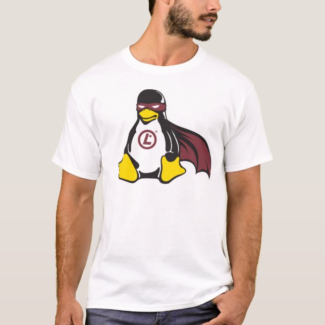 Camiseta del profesional de Linux del pingüino del (Anverso)