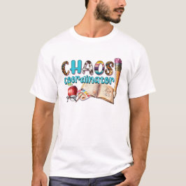 Camiseta del profesor Coordinador del caos