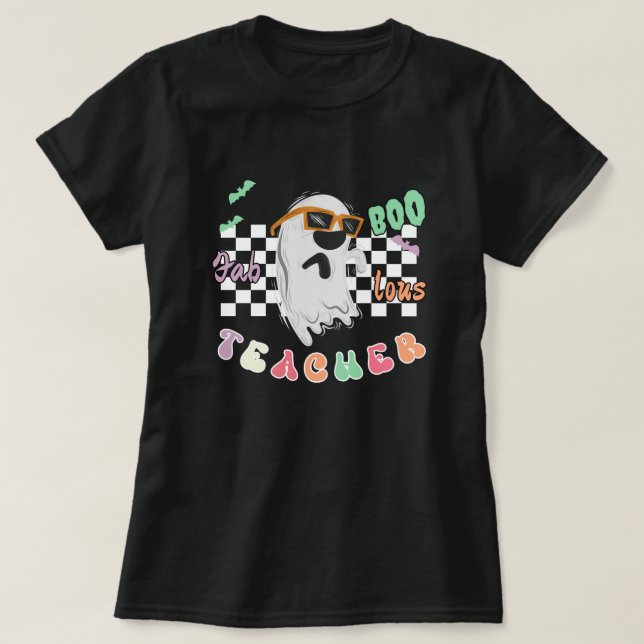 Camiseta del profesor de Halloween: suéter de cami (Diseño del anverso)