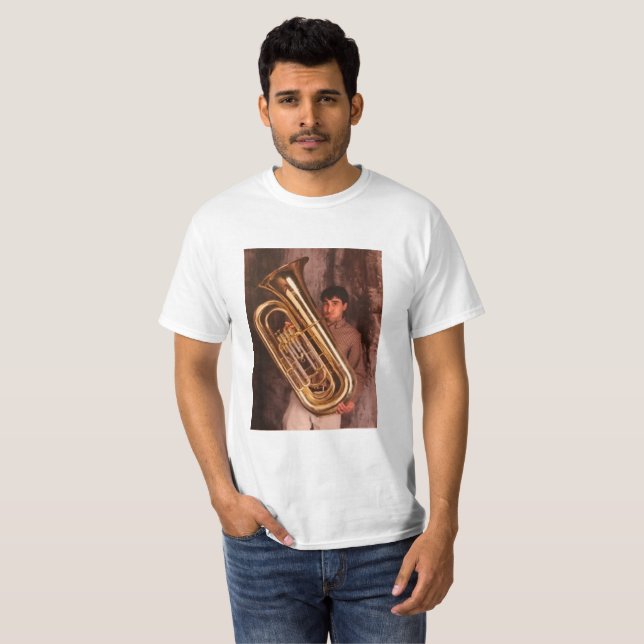 Camiseta del profesor de la tuba (Anverso completo)
