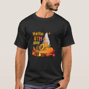 Camiseta del profesor de otoño de la escuela del girasol Ho