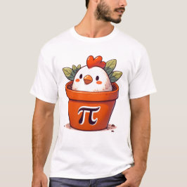 Camiseta del profesor de pollo Pot Pi