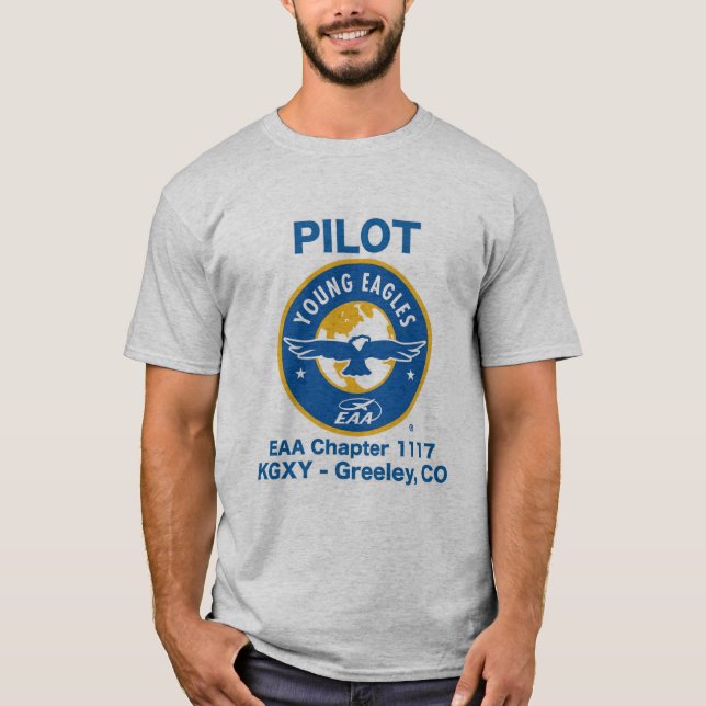Camiseta del programa piloto de águilas jóvenes (Anverso)