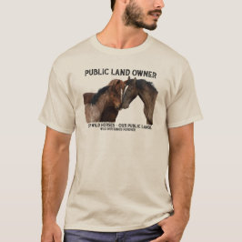 Camiseta del propietario de la tierra pública