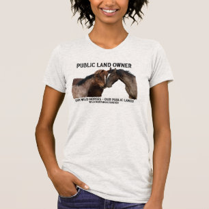 Camiseta del propietario de la tierra pública