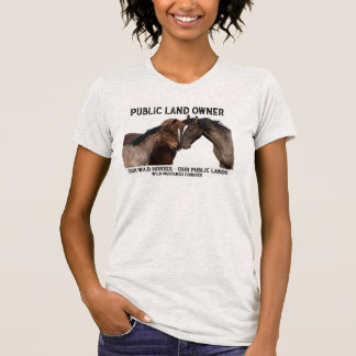 Camiseta del propietario de la tierra pública