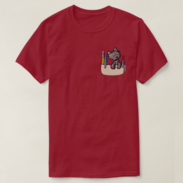 Camiseta del protector de bolsillo de Cairn (Diseño del anverso)