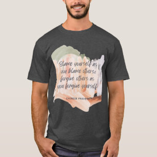 Camiseta del proverbio chino