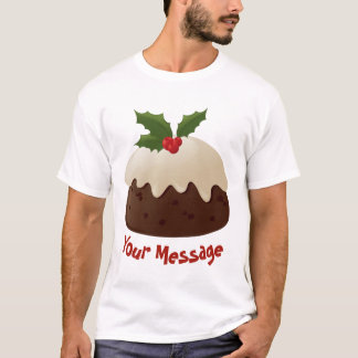 Camiseta del pudín del navidad