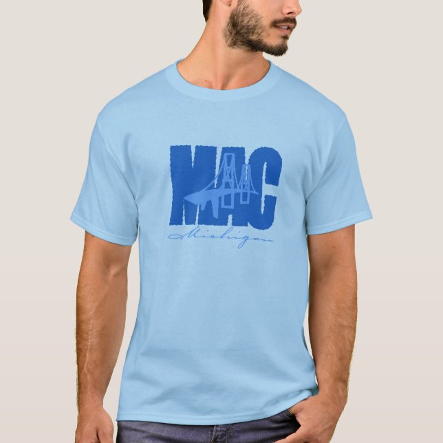 Camiseta del puente de Mackinaw (Anverso)