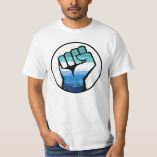 Camiseta del Puño del Orgullo Gay Masculino
