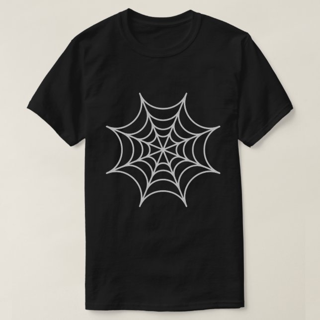 Camiseta del Purpurina Spiderweb Halloween (Diseño del anverso)