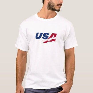 Camiseta del Racquetball de los E.E.U.U.