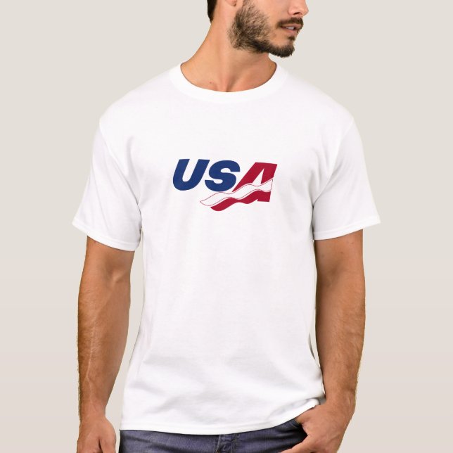 Camiseta del Racquetball de los E.E.U.U. (Anverso)
