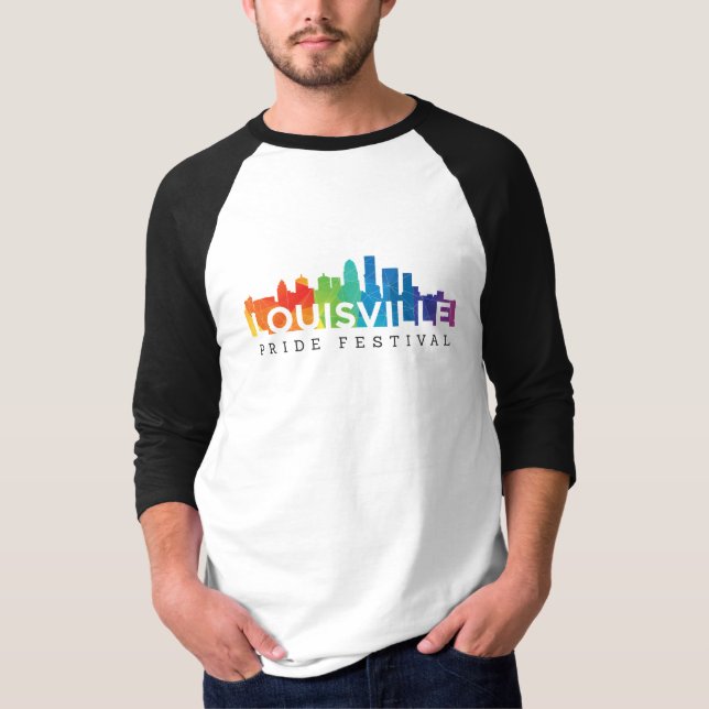 Camiseta del raglán de los hombres del orgullo de (Anverso)