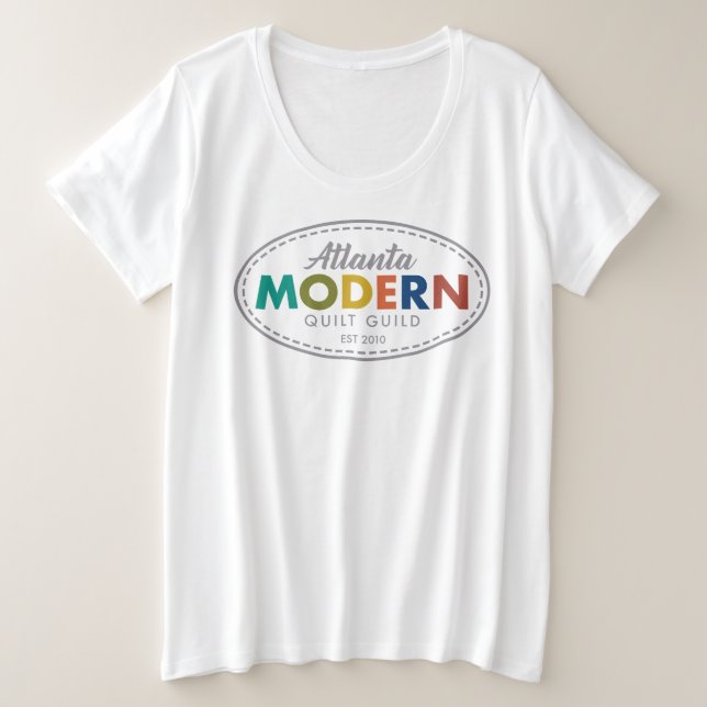 Camiseta del raglán del tamaño extra grande de las (Anverso del diseño)