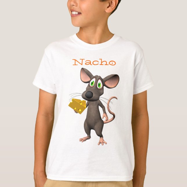 Camiseta del ratón de Toon del queso del Nacho (Anverso)