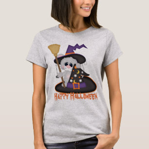 Camiseta del ratón del día de fiesta de la bruja