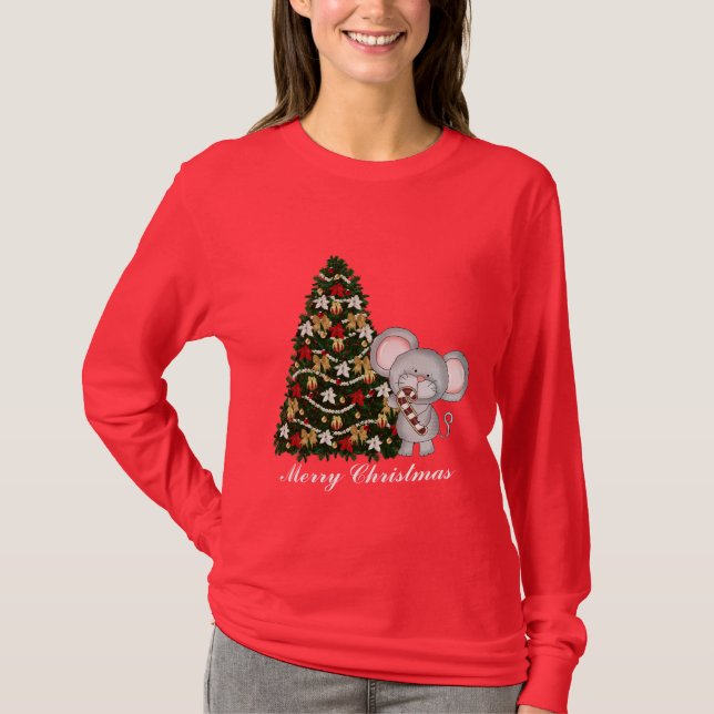 Camiseta del ratón navidades (Anverso)
