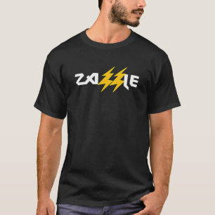 Camiseta del rayo de la roca de Zazzle