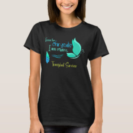 Camiseta Del receptor del trasplante de mariposa de crisáli