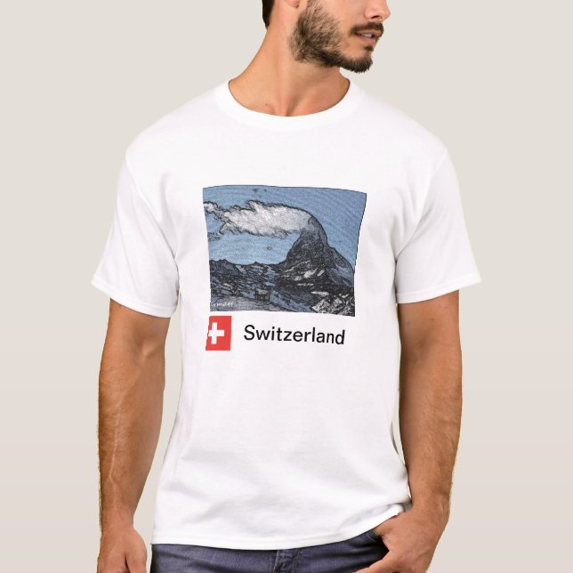 Camiseta del recuerdo de Zermatt (Anverso)