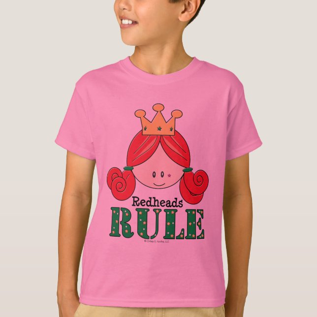 Camiseta del Redhead de la regla de los Redheads (Anverso)
