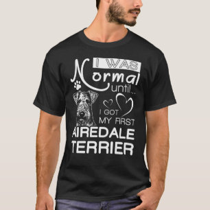 Camiseta del regalo de Airedale Terrier para los
