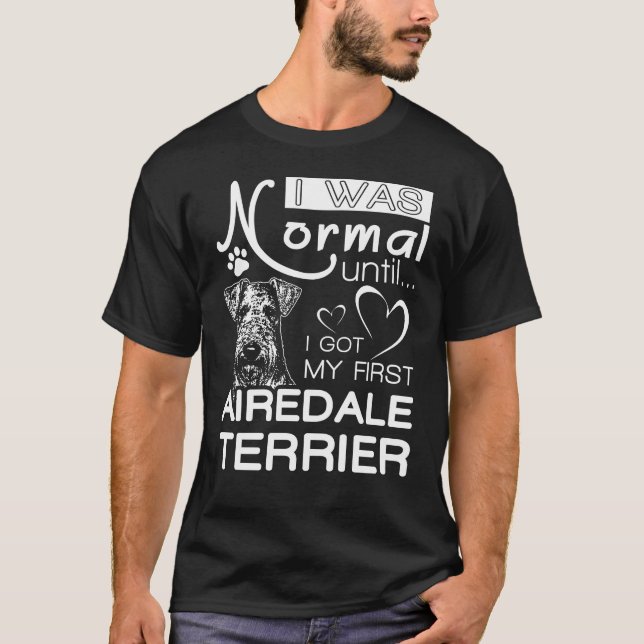 Camiseta del regalo de Airedale Terrier para los (Anverso)