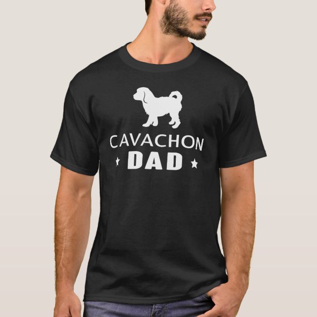 Camiseta del regalo de Cavachon para los amantes (Anverso)
