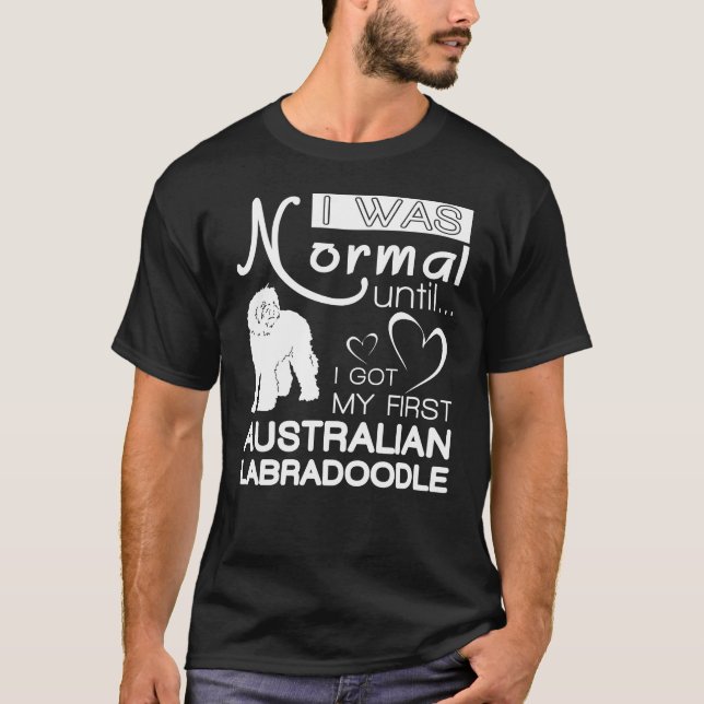 Camiseta del regalo de Labradoodle del australiano (Anverso)