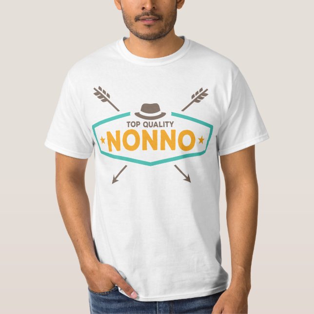 Camiseta del regalo del día de padre de Nonno (Anverso)