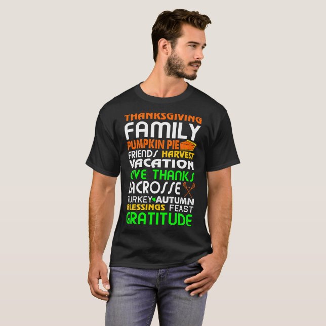 Camiseta del regalo del navidad de LaCrosse (Anverso completo)