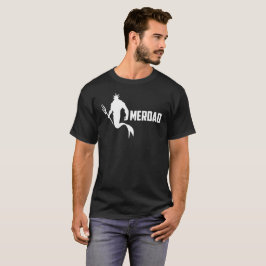 Camiseta del regalo del papá de la sirena del día
