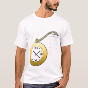 Camiseta del reloj de bolsillo