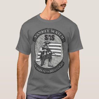 Camiseta del reloj del yanqui del SAS