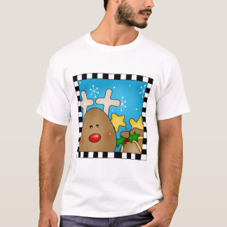 Camiseta del reno del navidad