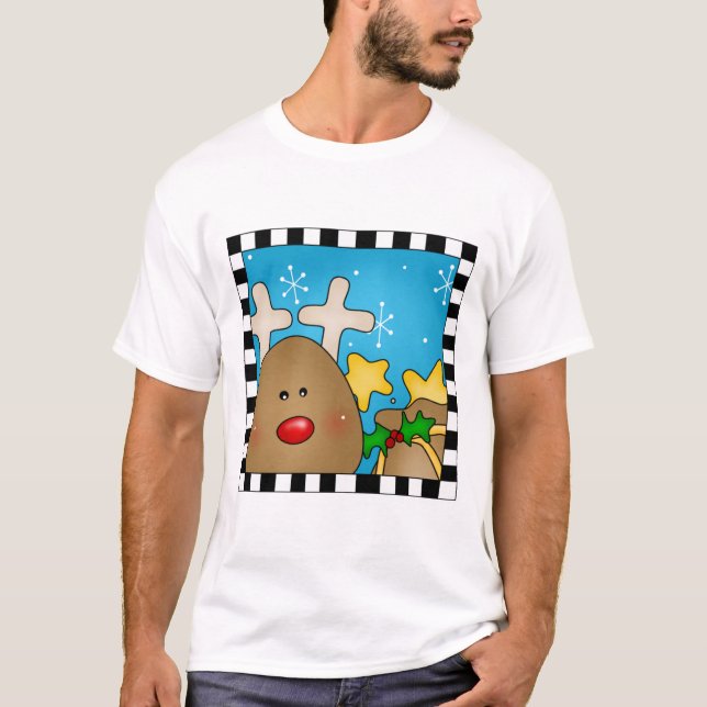 Camiseta del reno del navidad (Anverso)