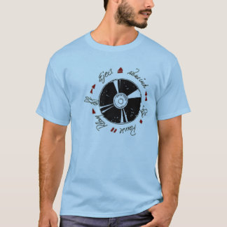 Camiseta del reproductor de CD