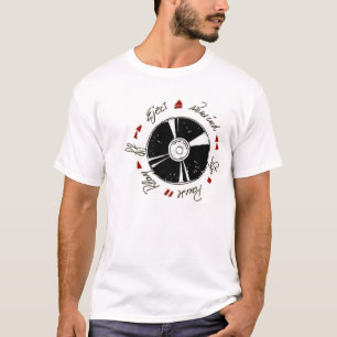Camiseta del reproductor de CD